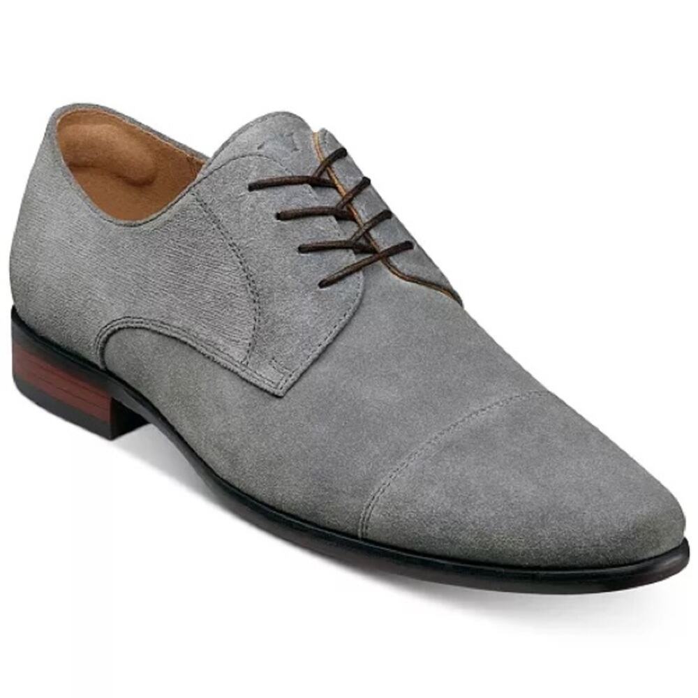 Florsheim Men's Angelo Suede Oxfords Grey Size 9.5